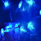 Гирлянда светодиодная ягоды LED-FL-SB-100-10M-230V BLUE (синий)