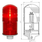 Заградительный огонь «ЗОМ-2» >10cd, тип «А», 30-265V AC/DC, IP54 ТУ 3461-001-69016606-2010