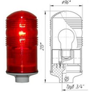 Заградительный огонь «ЗОМ-40Вт» >10cd, тип «А», 220V AC, IP54 ТУ 3461-001-69016606-2010