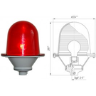 Заградительный огонь «ЗОМ-75Вт» >10cd, тип «А», 220V AC, IP54 ТУ 3461-001-69016606-2010