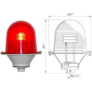 Заградительный огонь «ЗОМ-80LED» >32cd, тип «Б», 30-265V AC/DC, IP54 ТУ 3461-001-69016606-2010
