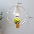 Светильник светодиодный подвесной Астерия MMD-LED A042-2-1xE27, белый, Home Light