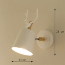 Светильник светодиодный настенный Астерия MMD-LED B133-1xE27, белый, Home Light